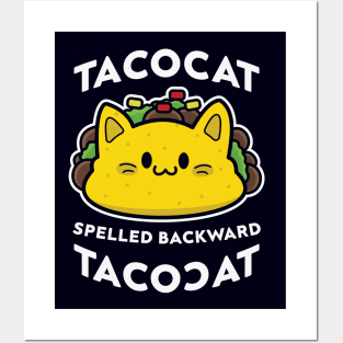 adorable taco cat Posters and Art